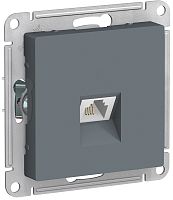 Розетка телефонная без рамки Systeme Electric AtlasDesign 1-м. RJ11 грифель картинка